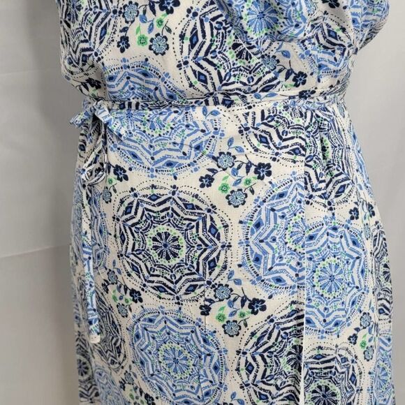HARPER Heritage Wrap Knee Length Dress - Picture 11 of 15